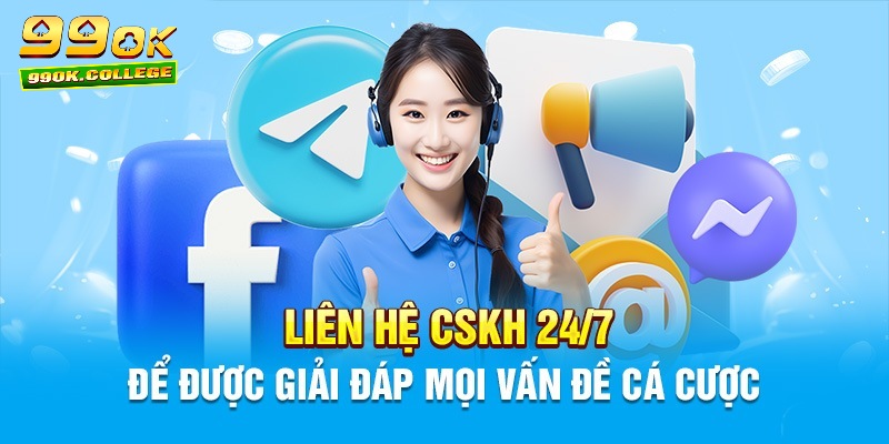 Các phương thức liên hệ với nhà cái 99OK